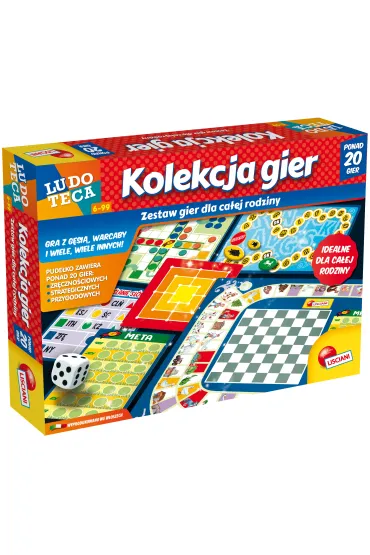 Kolekcja gier. Zestaw gier dla ca�ej rodziny. Ludoteca