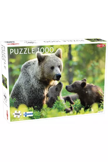 Puzzle 1000 el. Bear Family Tactic