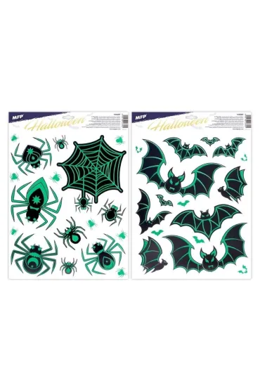 MFP Naklejka na okno Halloween �wiec�ca mix 30x42cm