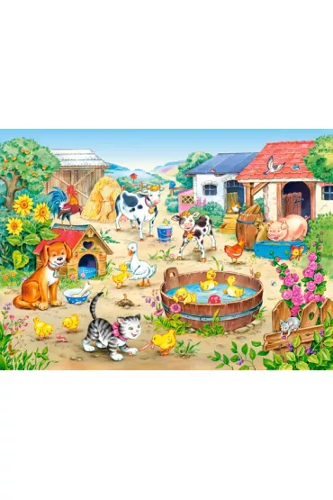 Puzzle 60 el. Farma Castorland