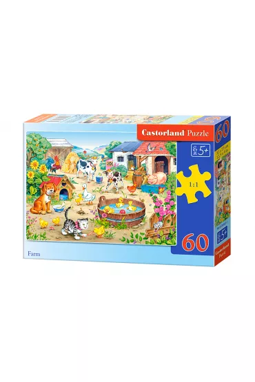 Puzzle 60 el. Farma Castorland