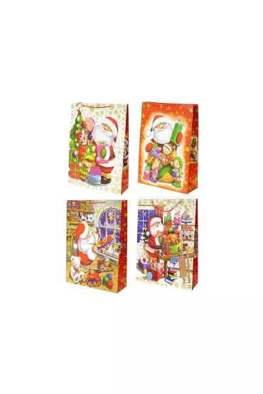 Adar Torebka prezentowa z motywem �wi�tecznym MIX