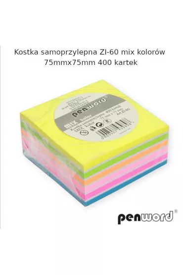 Penword Kostka biurowa mix 75x75 400K