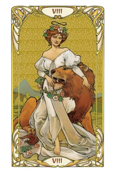 Golden Art Nouveau Tarot Mini