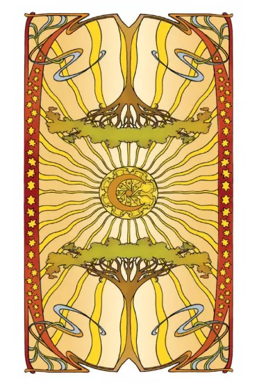 Golden Art Nouveau Tarot Mini
