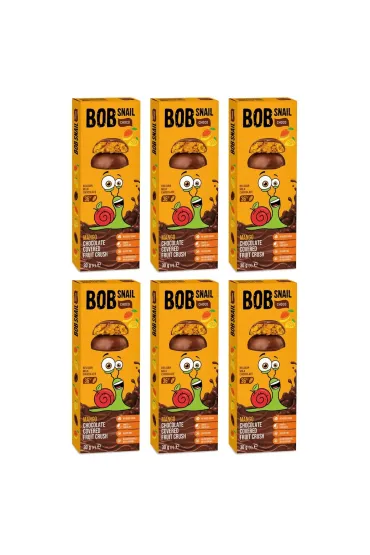 Bob Snail Przek�ska mango w mlecznej czekoladzie Zestaw 6 x 30 g