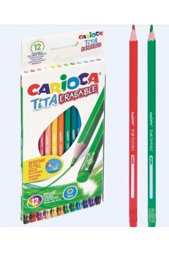 Carioca Kredki owkowe wymazywalne 12 kolorw