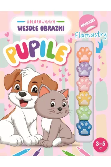 Kolorowanka Weso�e obrazki. Pupile