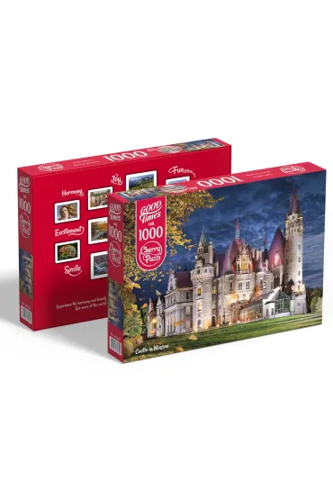 Puzzle 1000 el. Castle in Moszna CherryPazzi