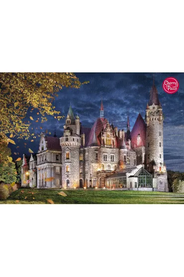 Puzzle 1000 el. Castle in Moszna CherryPazzi