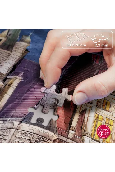 Puzzle 1000 el. Castle in Moszna CherryPazzi