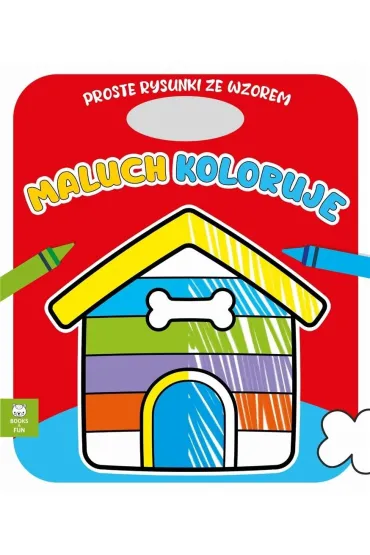 Maluch koloruje. Domek dla psa