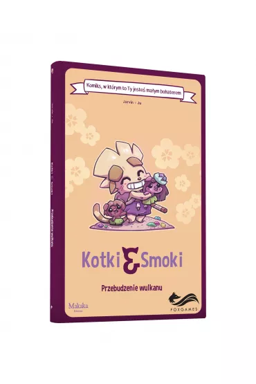 Komiksy paragrafowe Kotki i smoki. Przebudzenie wulkanu. Komiks paragrafowy - Jarvin