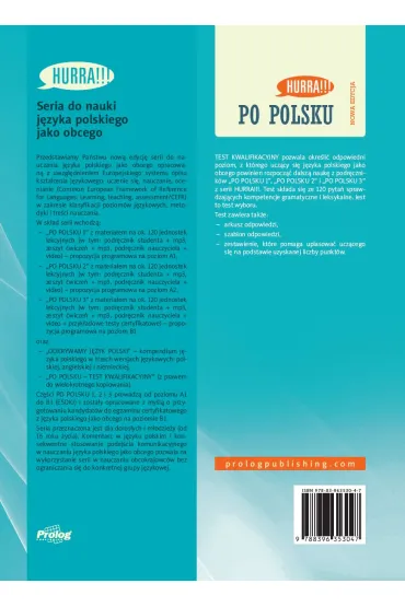 Hurra!!! Po polsku. Test kwalifikacyjny. Nowa edycja - Agnieszka Jasi�ska, Ma�gorzata Ma�olepsza, Agnieszka Dixon