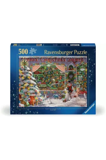 Paczka od Miko�aja: �wi�teczne �amig��wki. 150 zagadek dla ma�ych i du�ych, Kalambury dla dzieci, Puzzle 500 el. Sklep �wi�teczny