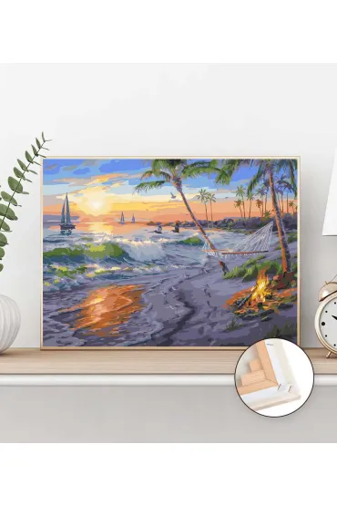 Twoje Hobby Malowanie po numerach - Wypoczynek nad morzem 40x50cm