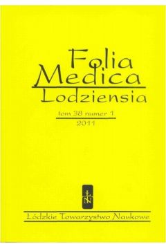 ePrasa Folia Medica Lodziensia t. 38 z. 1/2011