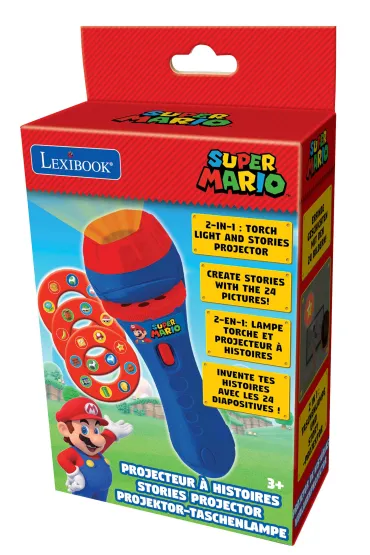 Latarka z projektorem Super Mario LTC050NI Lexibook