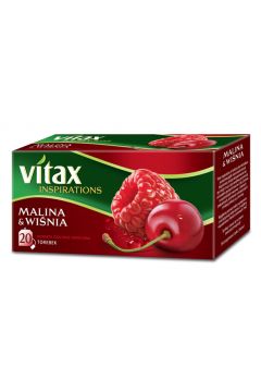 Vitax Inspirations Herbata owocowa Malina i winia 20 x 2 g