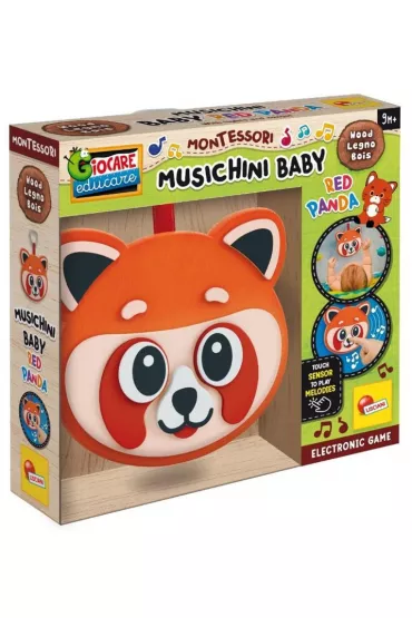 Montessori Wood muzyczna Panda Lisciani