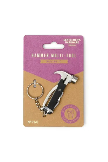 Gentlemens Hardware Multitool mini z m�otkiem i kombinerkami 6w1