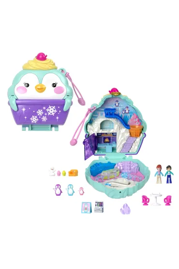 Polly Pocket zestaw �nie�ny pingwinek HRD34