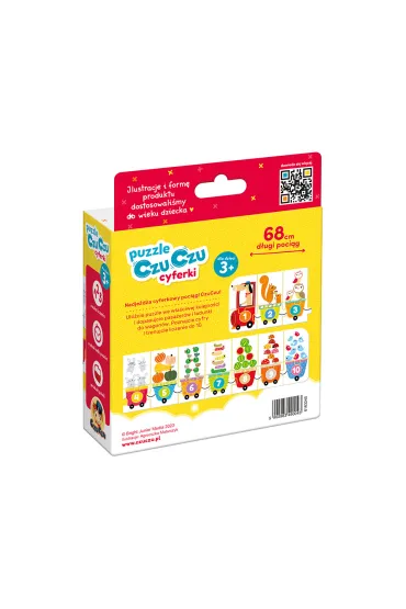 Puzzle 20 el. Cyferki Bright Junior Media