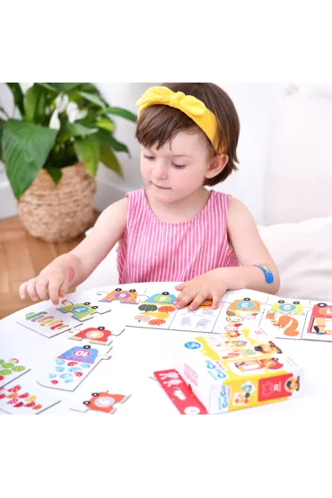 Puzzle 20 el. Cyferki Bright Junior Media