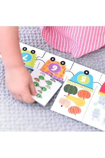 Puzzle 20 el. Cyferki Bright Junior Media