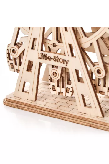Robotime Little Story Drewniane Puzzle Model 3D - Diabelski Myn