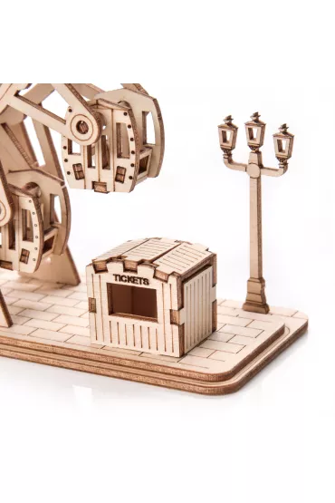 Robotime Little Story Drewniane Puzzle Model 3D - Diabelski Myn