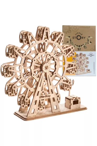 Robotime Little Story Drewniane Puzzle Model 3D - Diabelski Myn