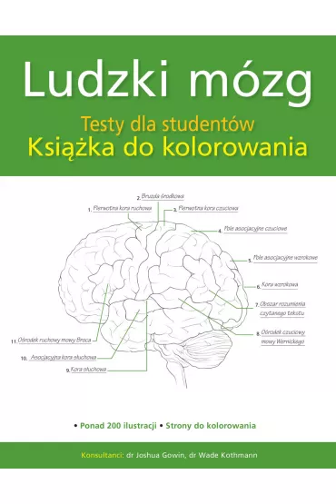 Ludzki m�zg. Testy dla student�w. Ksi��ka do kolorowania