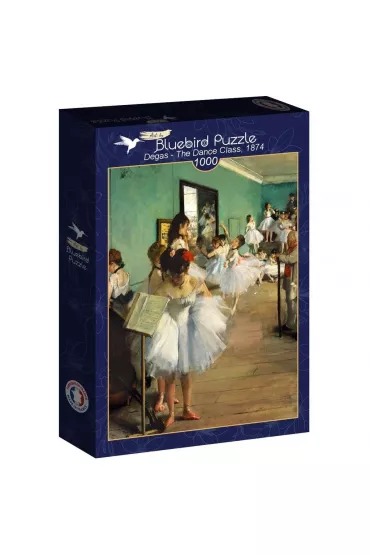 Puzzle 1000 el. Szko�a ta�ca, Degas 1874 Bluebird Puzzle