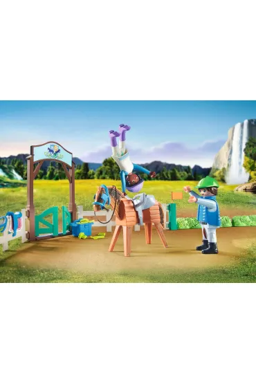 Playmobil Horses of Waterfall Nowoczesna arena je�dziecka 71637
