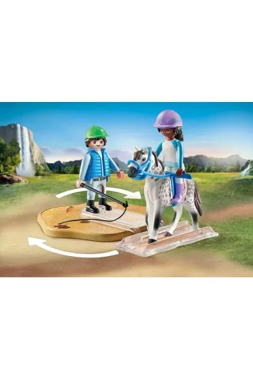 Playmobil Horses of Waterfall Nowoczesna arena je�dziecka 71637