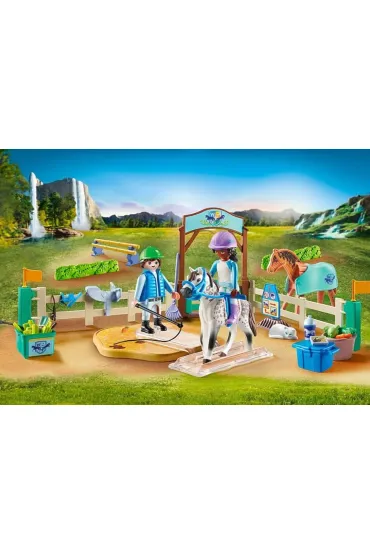 Playmobil Horses of Waterfall Nowoczesna arena je�dziecka 71637