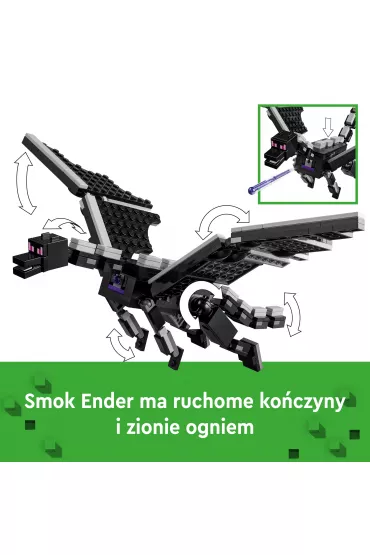 LEGO Minecraft Smok Kresu i statek Kresu 21264