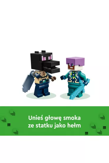 LEGO Minecraft Smok Kresu i statek Kresu 21264