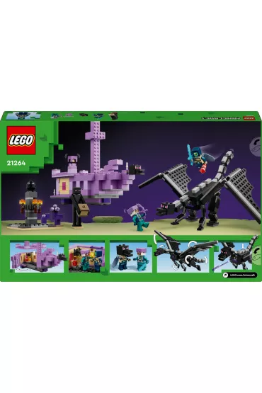 LEGO Minecraft Smok Kresu i statek Kresu 21264