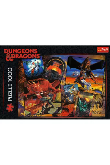 Puzzle 1000 el. Pocztki Dungeons & Dragons Trefl