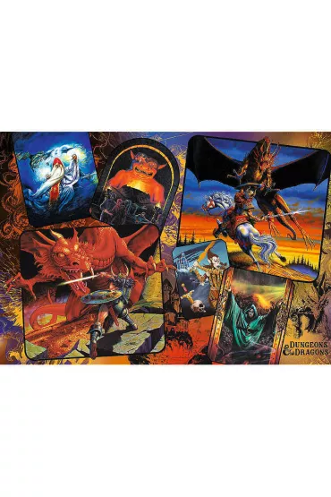 Puzzle 1000 el. Pocztki Dungeons & Dragons Trefl