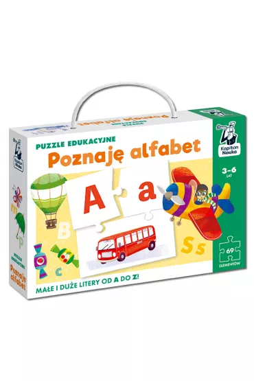 Puzzle edukacyjne. Poznaj alfabet. 3-6 lat Edgard - Zofia Traczyk