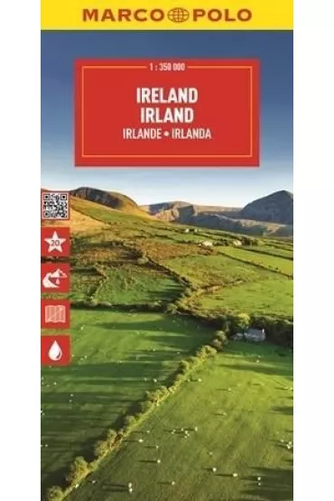 Irlandia. Mapa drogowa w skali 1:350 000