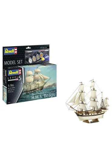 Model Set. H.M.S. Beagle Revell