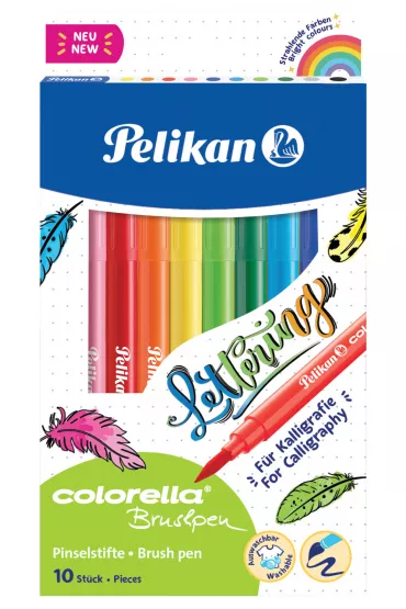 Pelikan Flamastry Colorella P�dzel 10 kolor�w