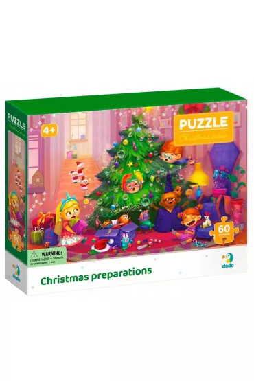 Puzzle 60 el. Christmas preparations Dodo