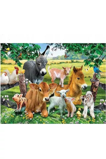 Norimpex Diamentowa mozaika - Zwierz�ta na ��ce 1009541 30x40cm