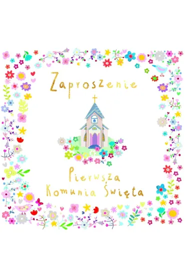Henry Zaproszenie Komunia Dom Bo�y 5 szt.