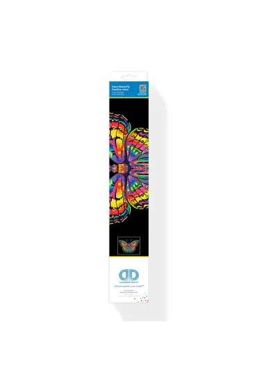 Diamond Dotz Haft diamentowy - Adults Flocked Neon Butterfly 35.5x45.7cm